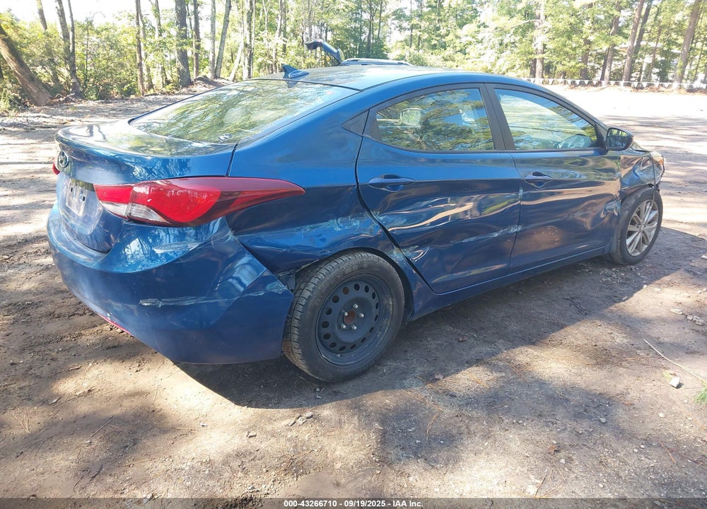 2016 HYUNDAI ELANTRA VIN: KMHDH4AE0GU480678