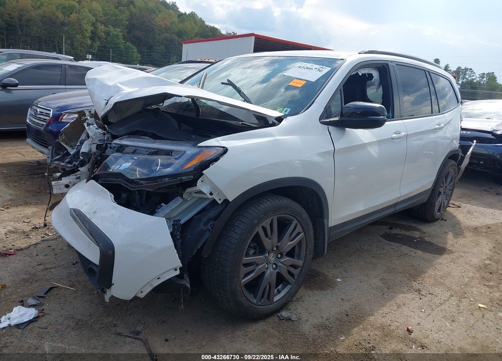 2022 HONDA PILOT AWD SPORT VIN: 5FNYF6H39NB067515