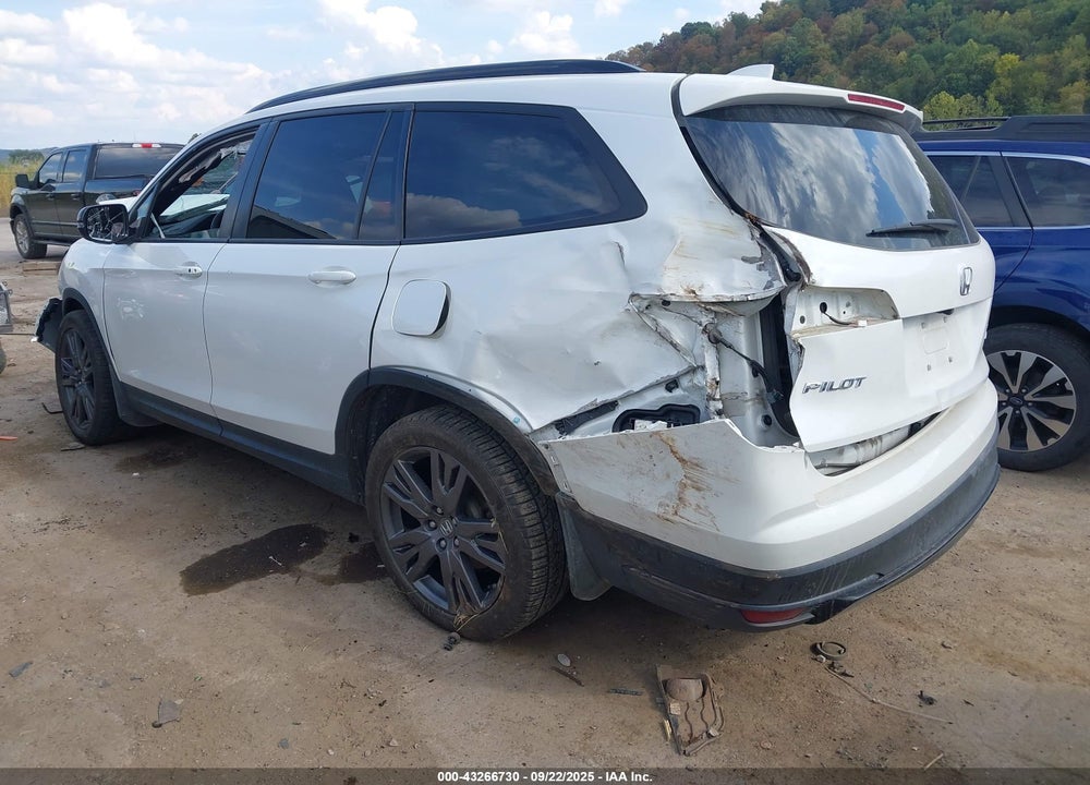 2022 HONDA PILOT AWD SPORT VIN: 5FNYF6H39NB067515
