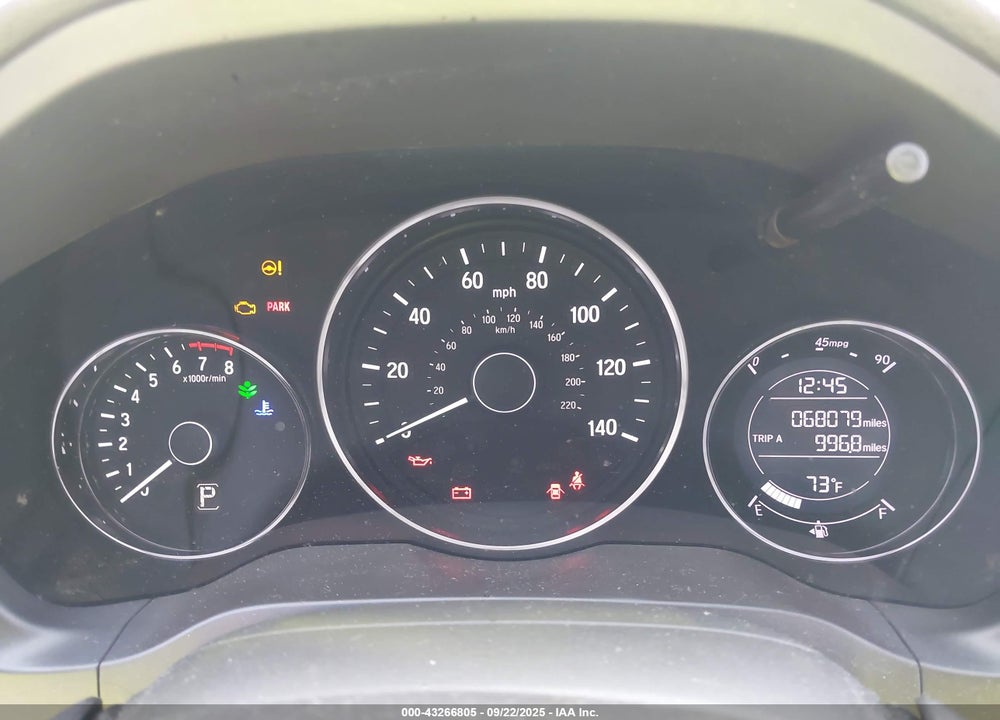 2018 HONDA HR-V LX VIN: 3CZRU6H35JG724092