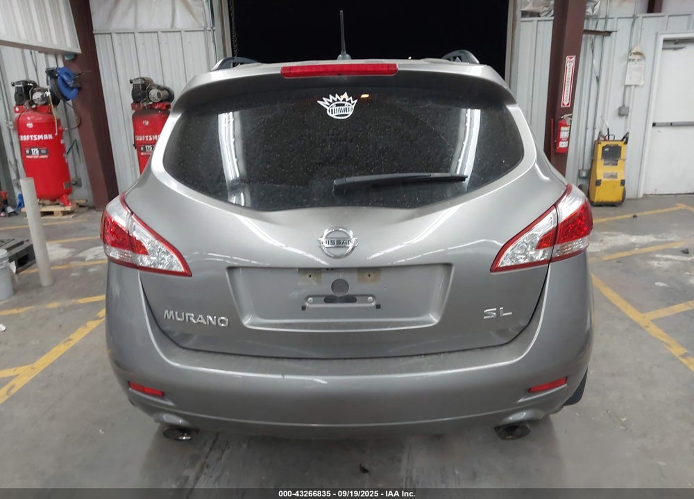 2012 NISSAN MURANO VIN: JN8AZ1MU6CW110246
