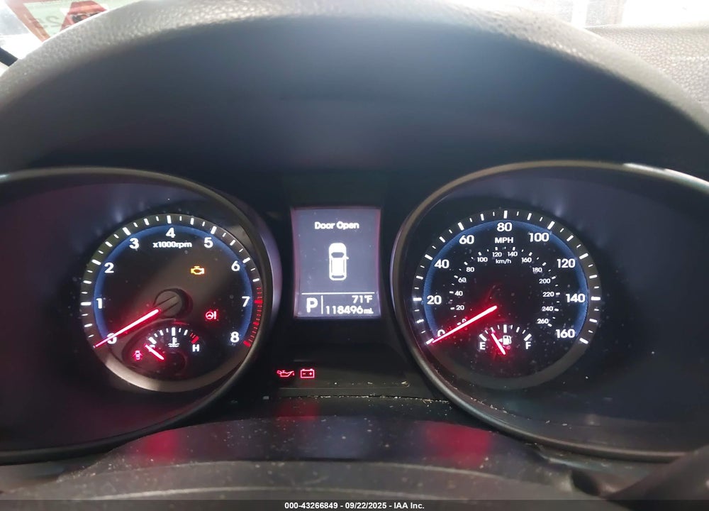 2015 HYUNDAI SANTA FE VIN: 5XYZU3LB4FG249740