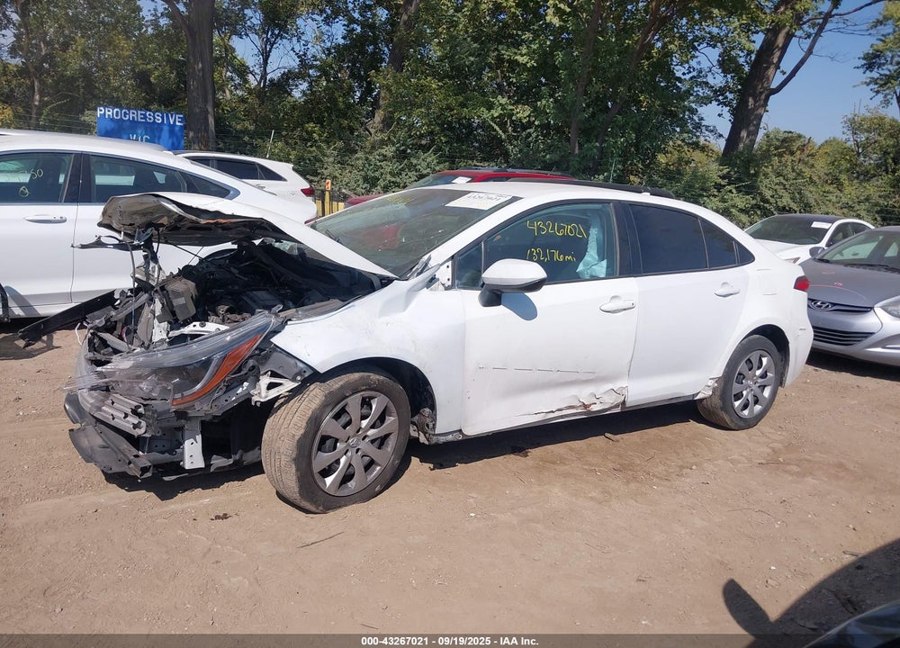 2021 TOYOTA COROLLA VIN: 5YFEPMAE1MP180457