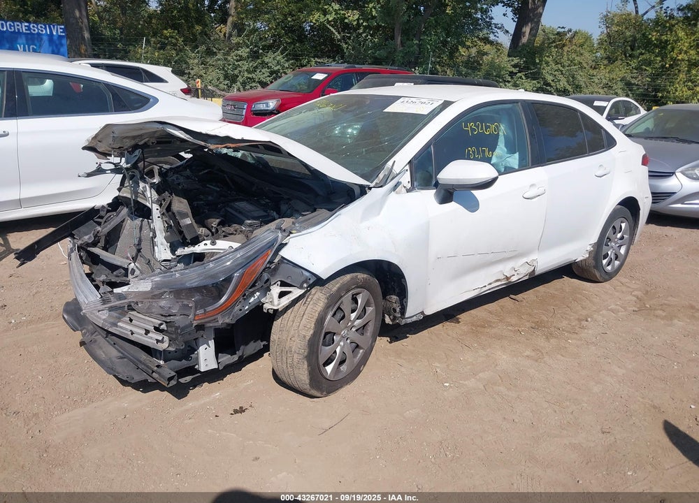 2021 TOYOTA COROLLA VIN: 5YFEPMAE1MP180457