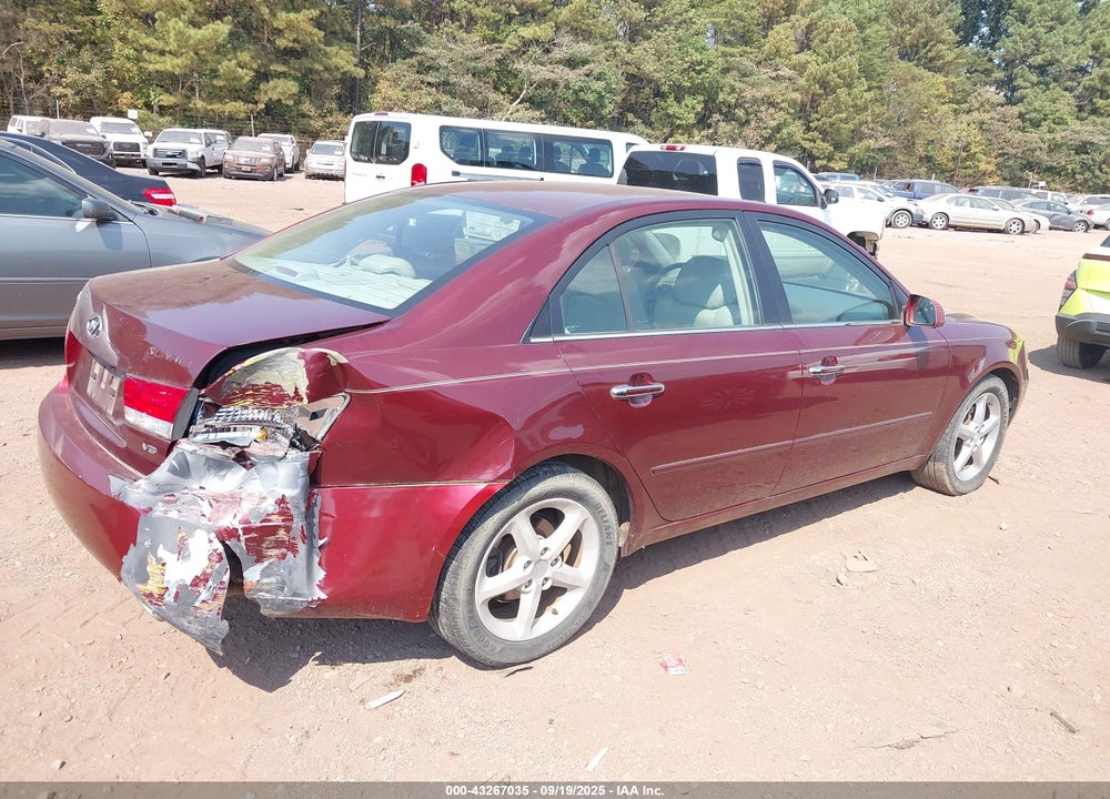 2007 HYUNDAI SONATA LIMITED/SE V6 VIN: 5NPEU46F67H212461