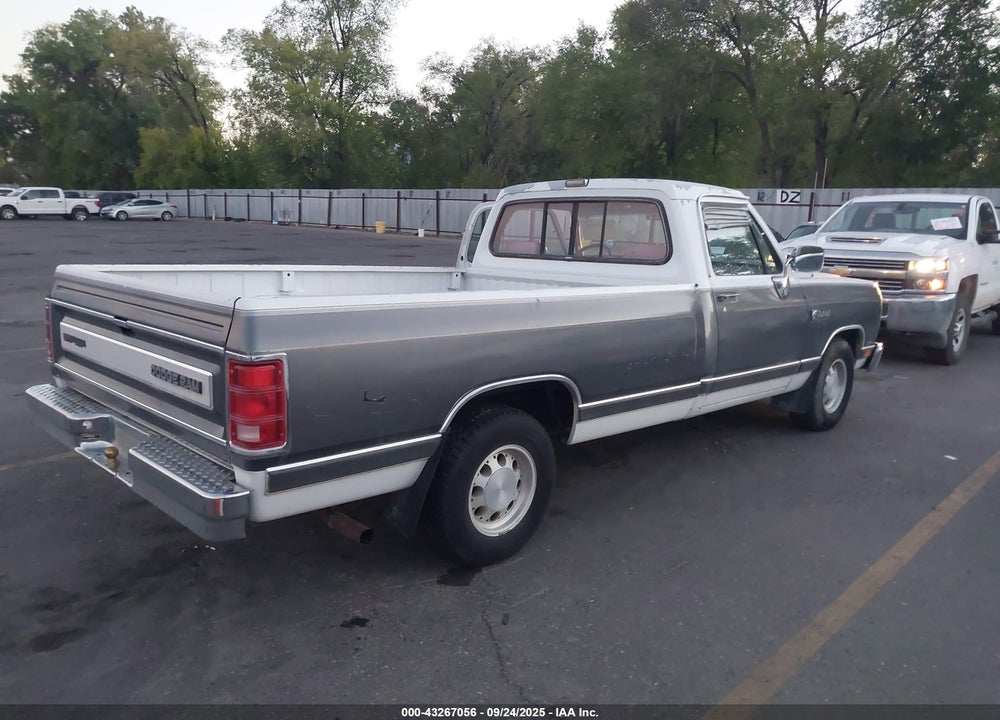 1990 DODGE D-SERIES D150 VIN: 1B7GE16YXLS600746