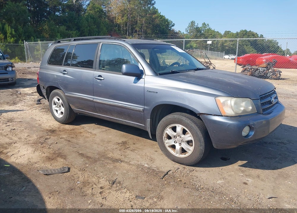 2002 TOYOTA HIGHLANDER LIMITED V6 VIN: JTEGF21A920035070