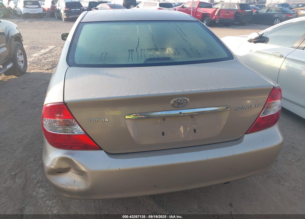 2003 TOYOTA CAMRY LE VIN: 4T1BE32K53U726634