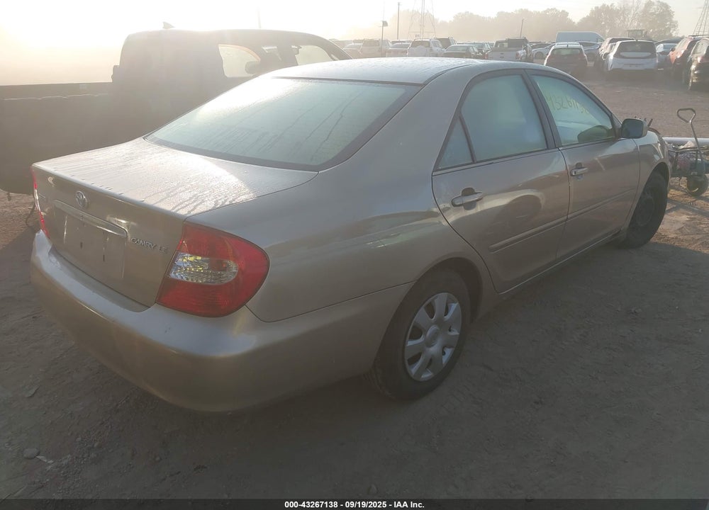 2003 TOYOTA CAMRY LE VIN: 4T1BE32K53U726634