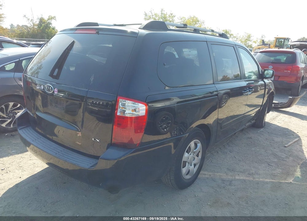 2007 KIA SEDONA LX VIN: KNDMB233X76189812
