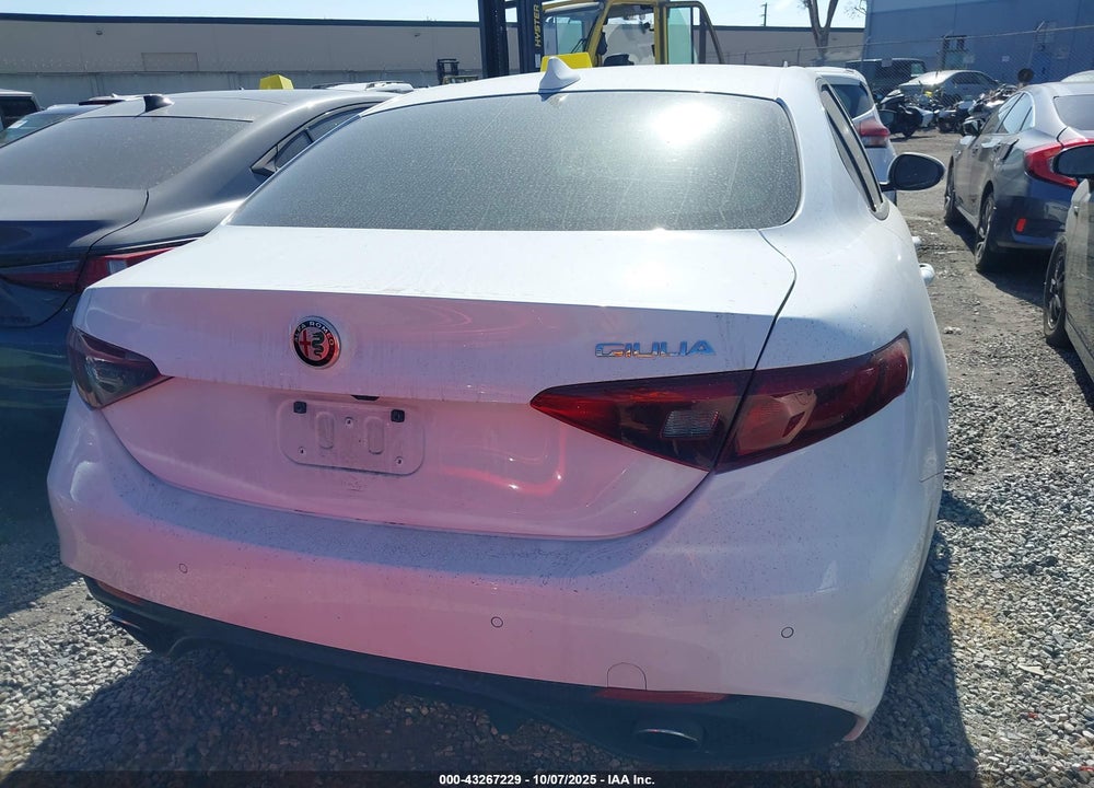 2019 ALFA ROMEO GIULIA SPORT RWD VIN: ZARFAMAN9K7598291
