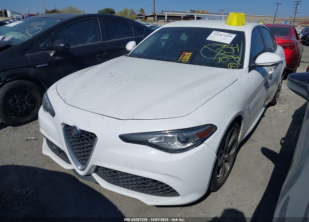 2019 ALFA ROMEO GIULIA SPORT RWD VIN: ZARFAMAN9K7598291