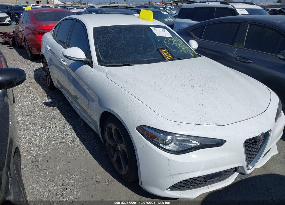 2019 ALFA ROMEO GIULIA SPORT RWD VIN: ZARFAMAN9K7598291