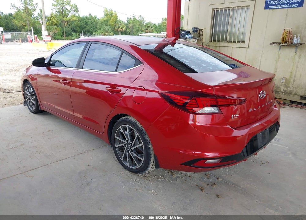 2020 HYUNDAI ELANTRA LIMITED VIN: 5NPD84LF7LH518583
