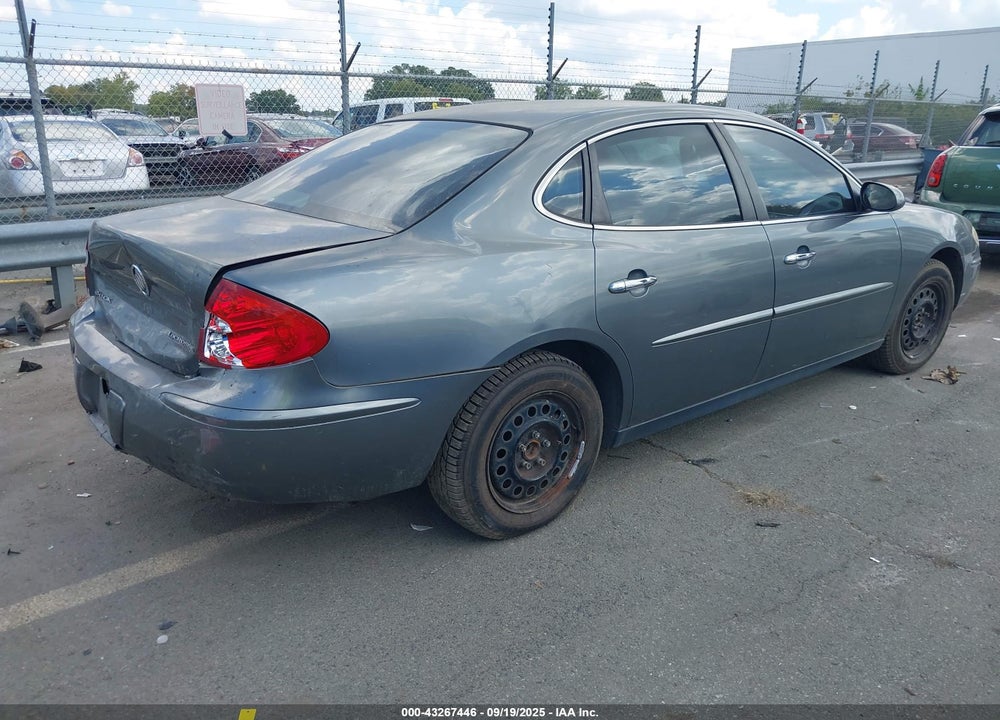 2005 BUICK LACROSSE CX VIN: 2G4WC562251268398