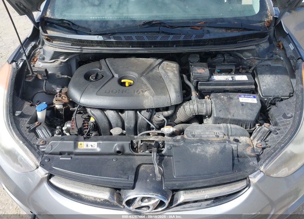 2013 HYUNDAI ELANTRA VIN: KMHDH4AE2DU507813