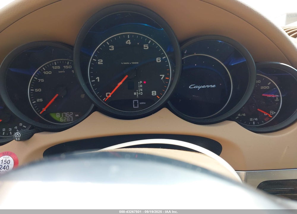 2016 PORSCHE CAYENNE VIN: WP1AA2A2XGLA00611