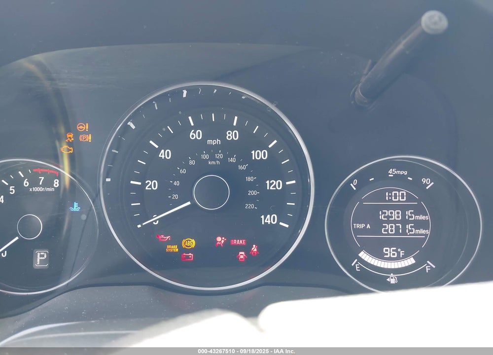 2017 HONDA HR-V VIN: 3CZRU5H32HM711483