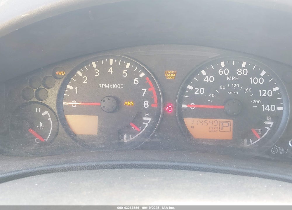 2008 NISSAN FRONTIER VIN: 1N6AD06W78C424559
