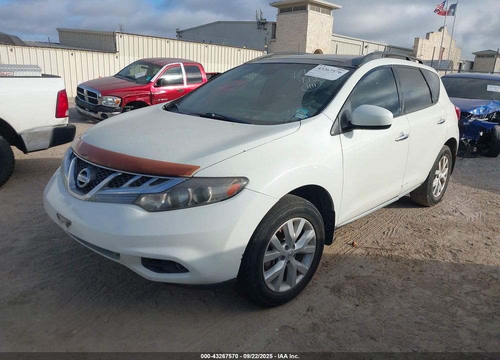 2011 NISSAN MURANO VIN: JN8AZ1MU7BW060391