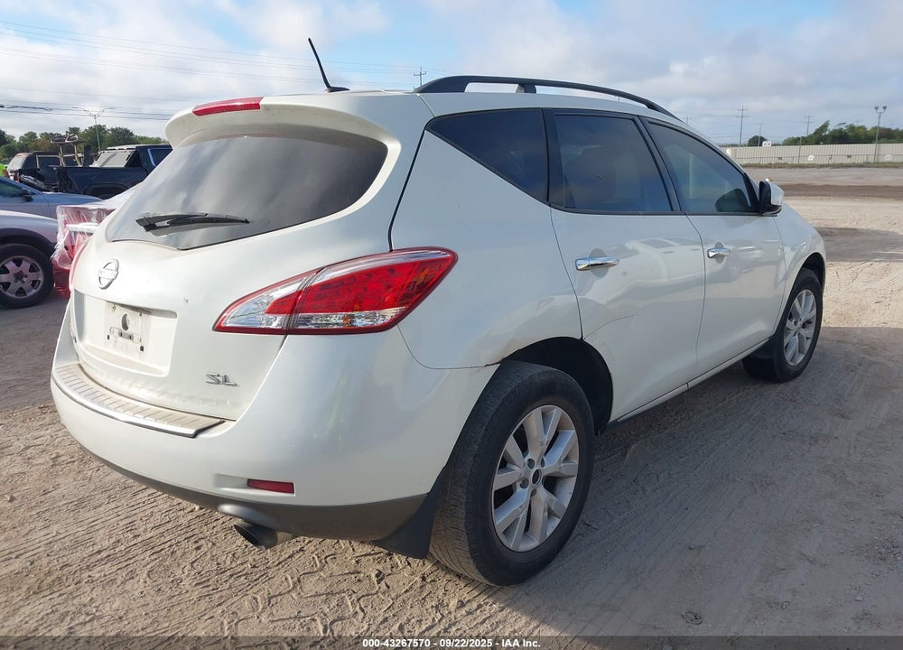 2011 NISSAN MURANO VIN: JN8AZ1MU7BW060391