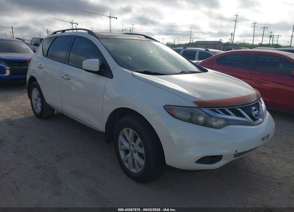 2011 NISSAN MURANO VIN: JN8AZ1MU7BW060391