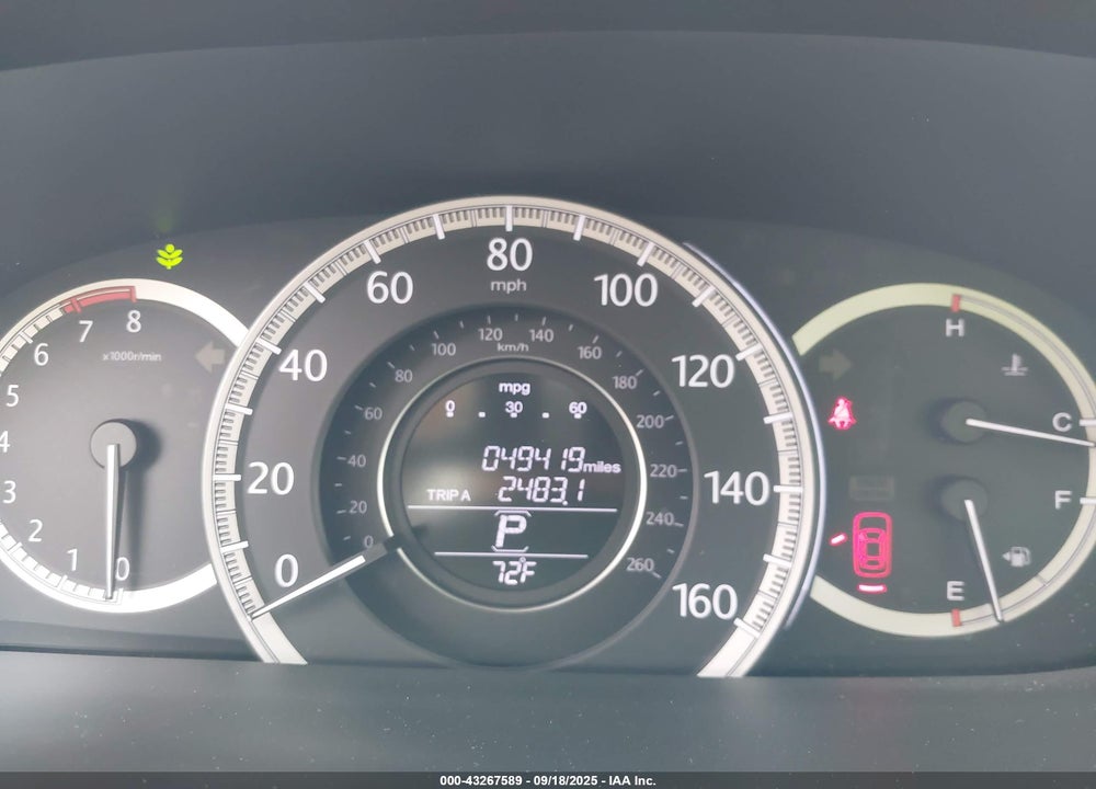 2014 HONDA ACCORD LX VIN: 1HGCR2F35EA173127