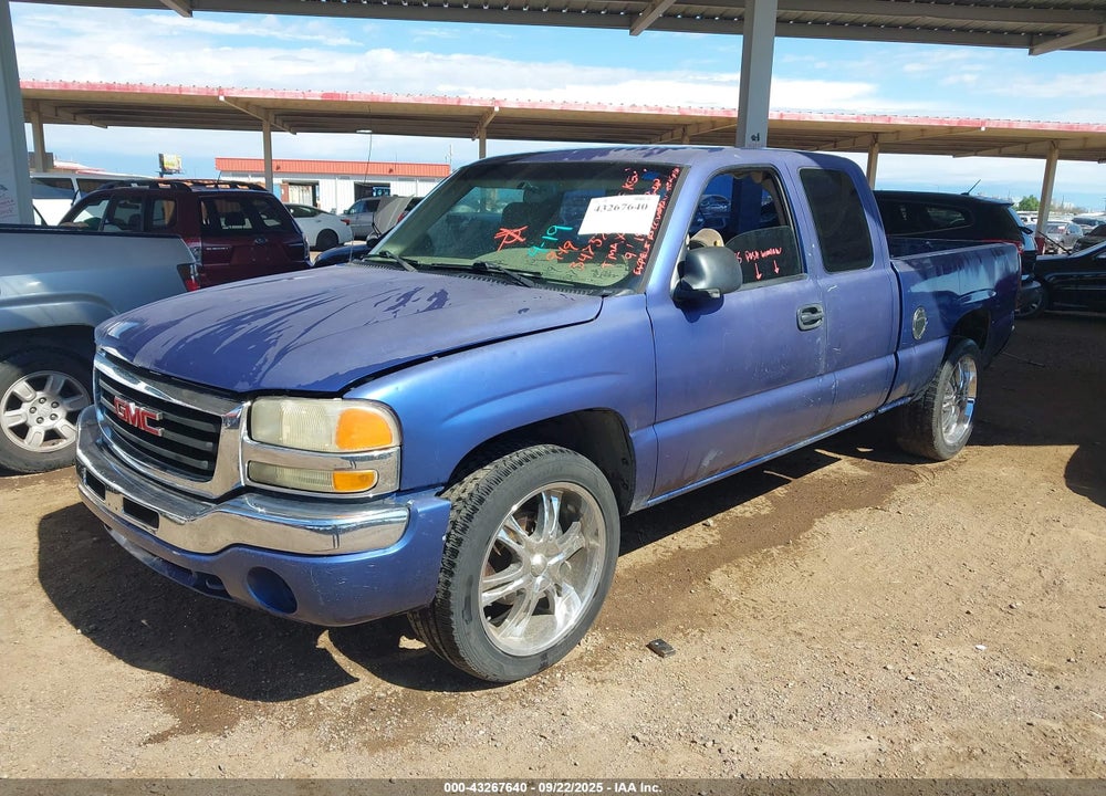 2005 GMC SIERRA 1500 WORK TRUCK VIN: 1GTEK19VX5Z347570