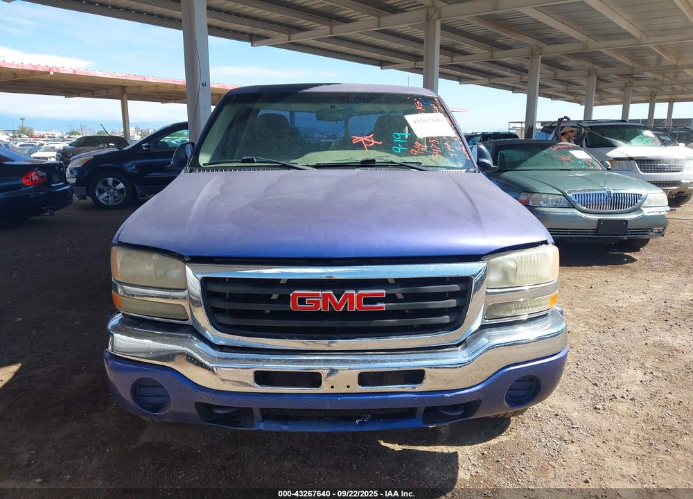 2005 GMC SIERRA 1500 WORK TRUCK VIN: 1GTEK19VX5Z347570