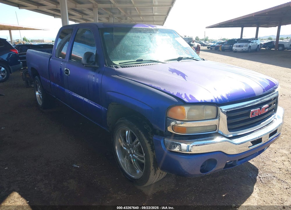 2005 GMC SIERRA 1500 WORK TRUCK VIN: 1GTEK19VX5Z347570