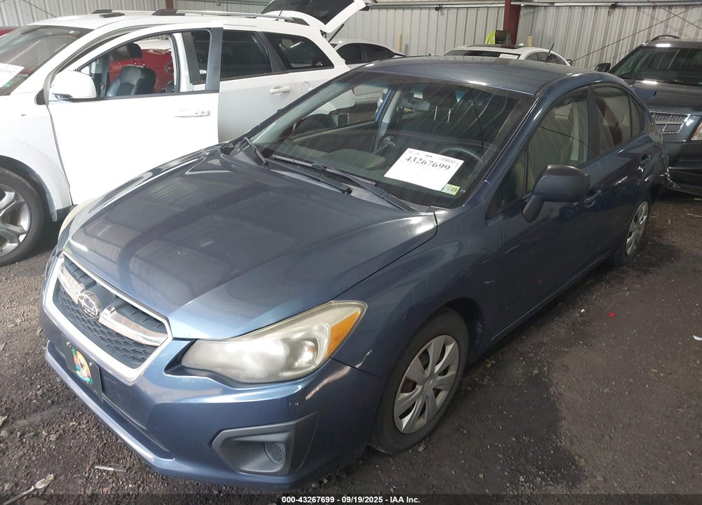 2013 SUBARU IMPREZA VIN: JF1GJAA65DH032671