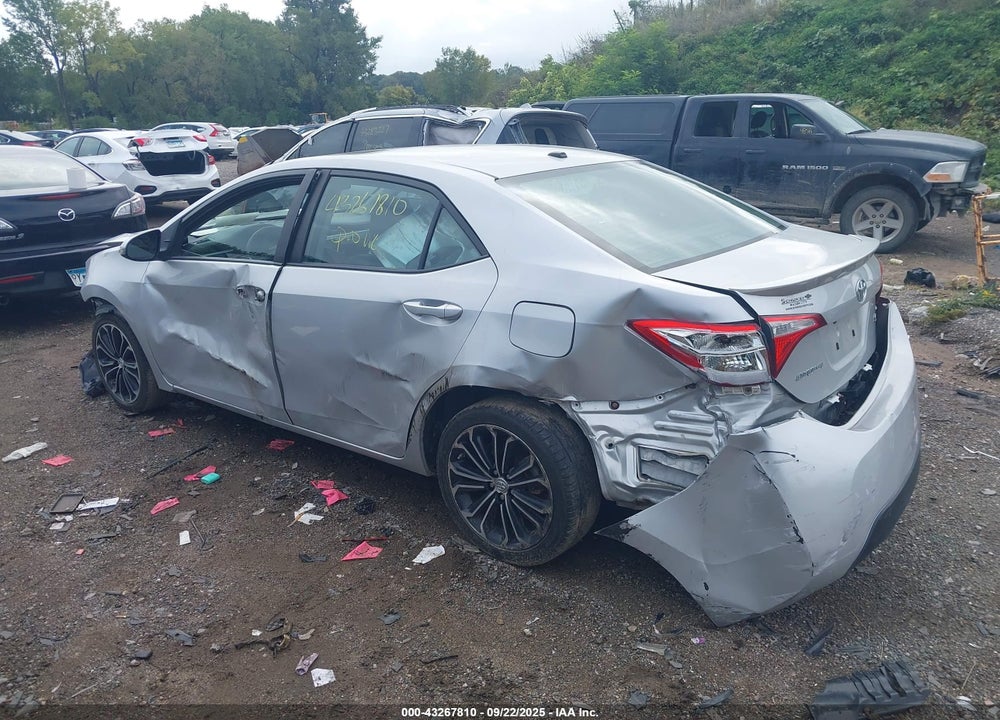 2015 TOYOTA COROLLA S PLUS VIN: 5YFBURHE6FP355657