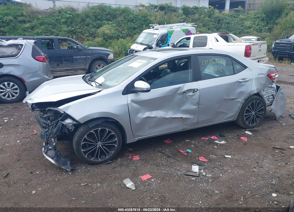 2015 TOYOTA COROLLA S PLUS VIN: 5YFBURHE6FP355657