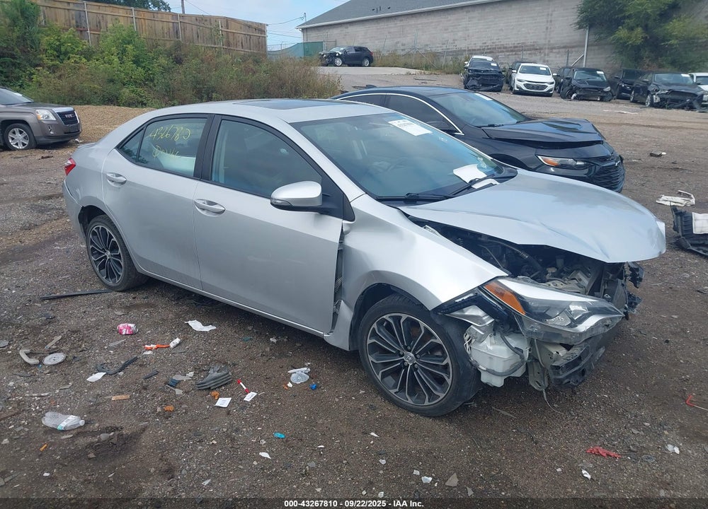 2015 TOYOTA COROLLA S PLUS VIN: 5YFBURHE6FP355657