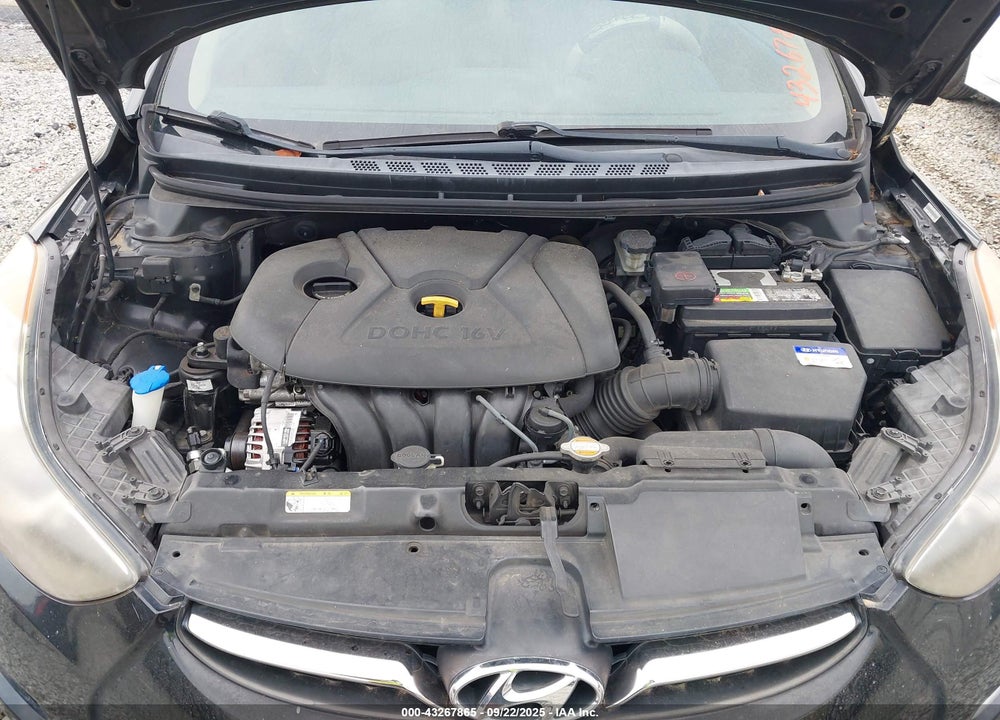 2011 HYUNDAI ELANTRA LIMITED (ULSAN PLANT) VIN: KMHDH4AEXBU133397