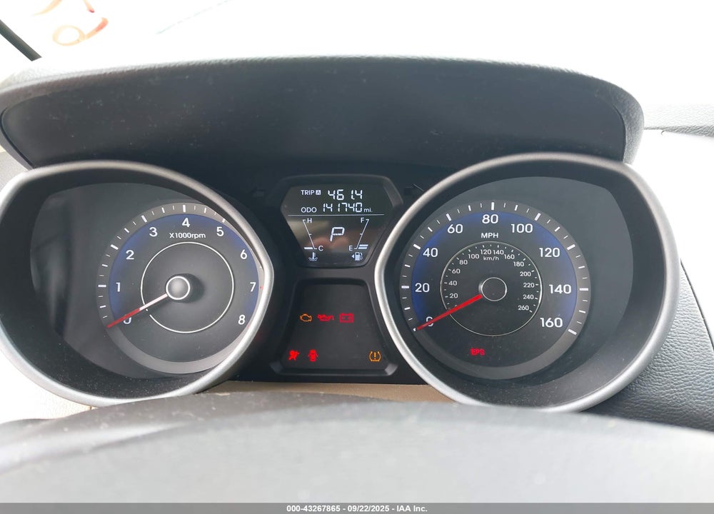 2011 HYUNDAI ELANTRA LIMITED (ULSAN PLANT) VIN: KMHDH4AEXBU133397