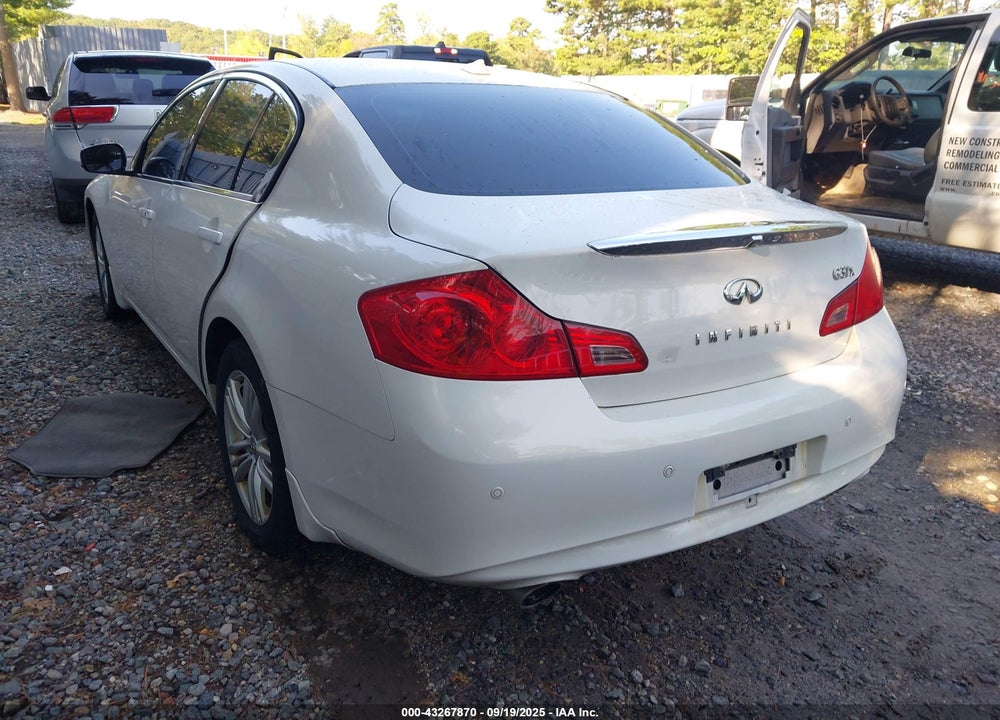 2013 INFINITI G37X VIN: JN1CV6AR0DM764527