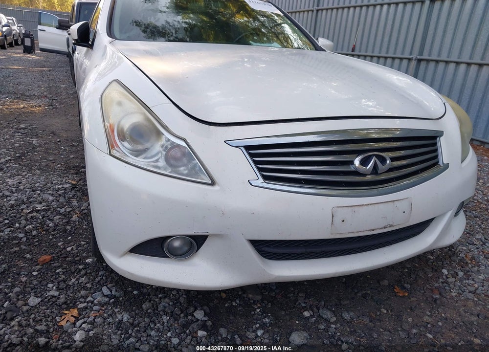 2013 INFINITI G37X VIN: JN1CV6AR0DM764527