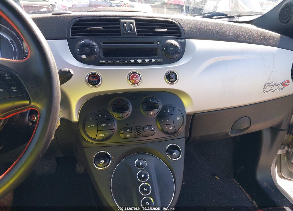 2014 FIAT 500E BATTERY ELECTRIC VIN: 3C3CFFGE7ET266744