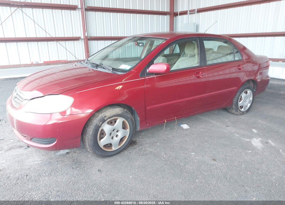 2007 TOYOTA COROLLA LE VIN: 2T1BR32E37C786661