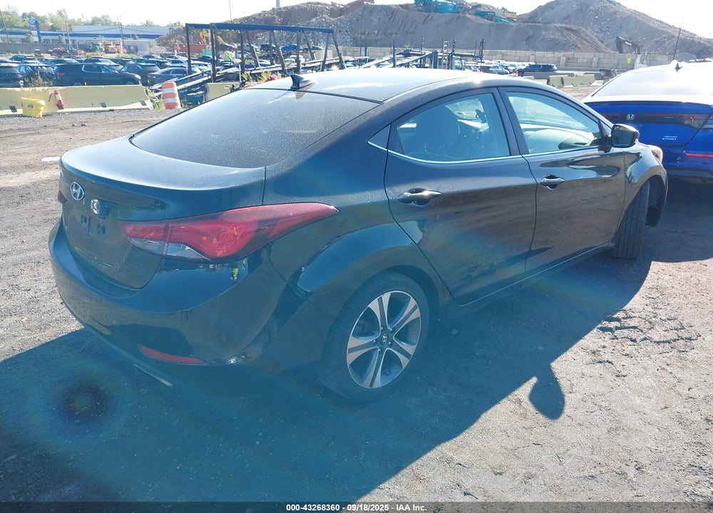 2014 HYUNDAI ELANTRA VIN: KMHDH4AH5EU129210