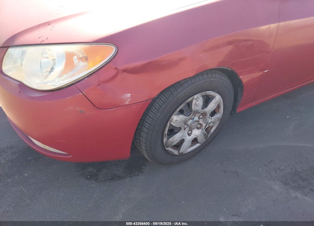 2007 HYUNDAI ELANTRA GLS/LIMITED/SE VIN: KMHDU46D57U133648
