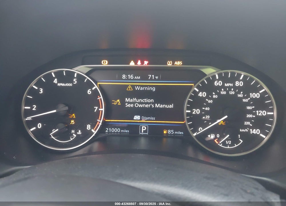 2019 NISSAN ALTIMA VIN: 1N4BL4DW7KC189114