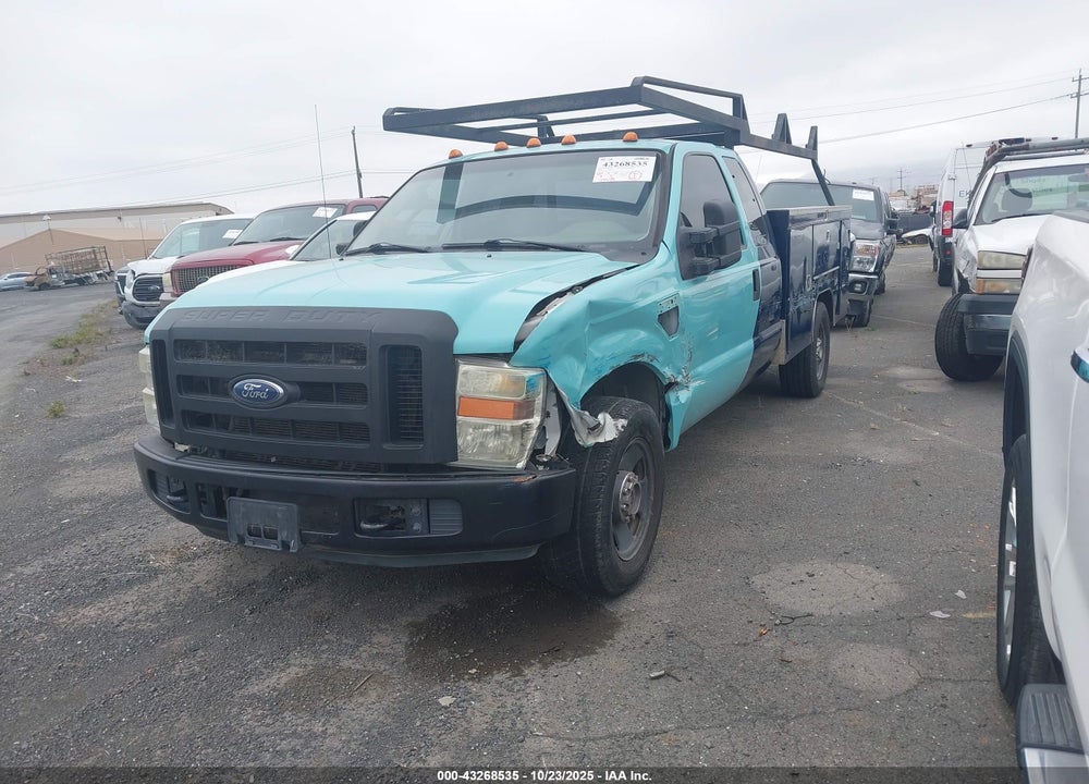 2008 FORD F-350 CHASSIS VIN: 1FDWX34538EA19357