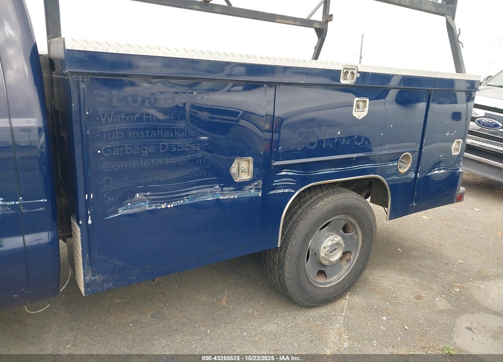 2008 FORD F-350 CHASSIS VIN: 1FDWX34538EA19357