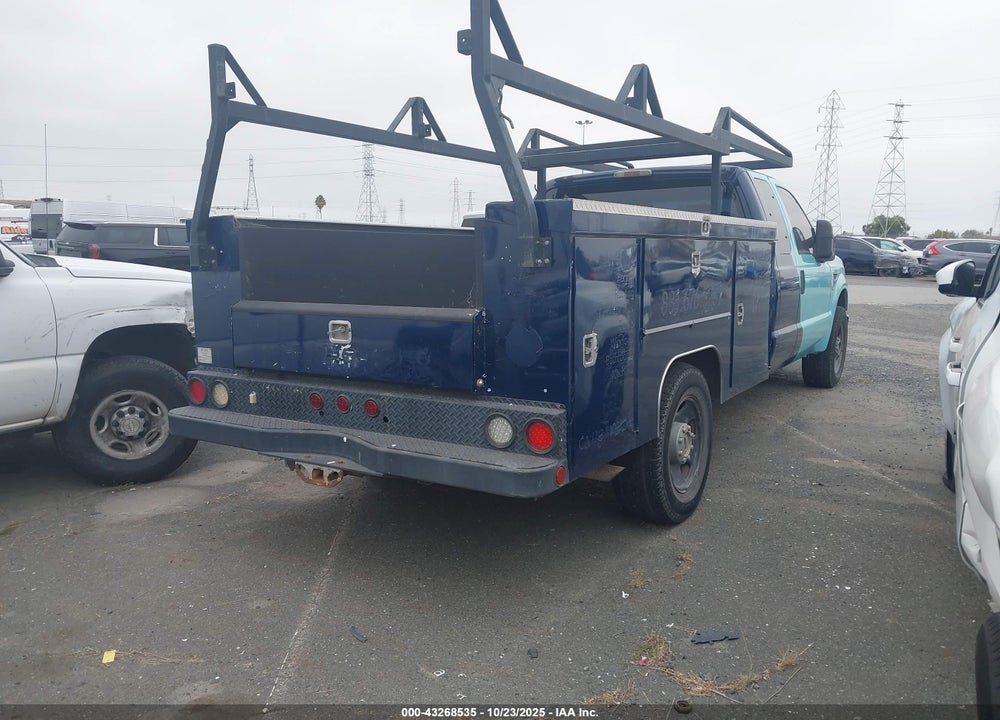 2008 FORD F-350 CHASSIS VIN: 1FDWX34538EA19357
