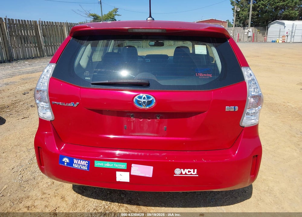 2012 TOYOTA PRIUS V VIN: JTDZN3EU7C3036776