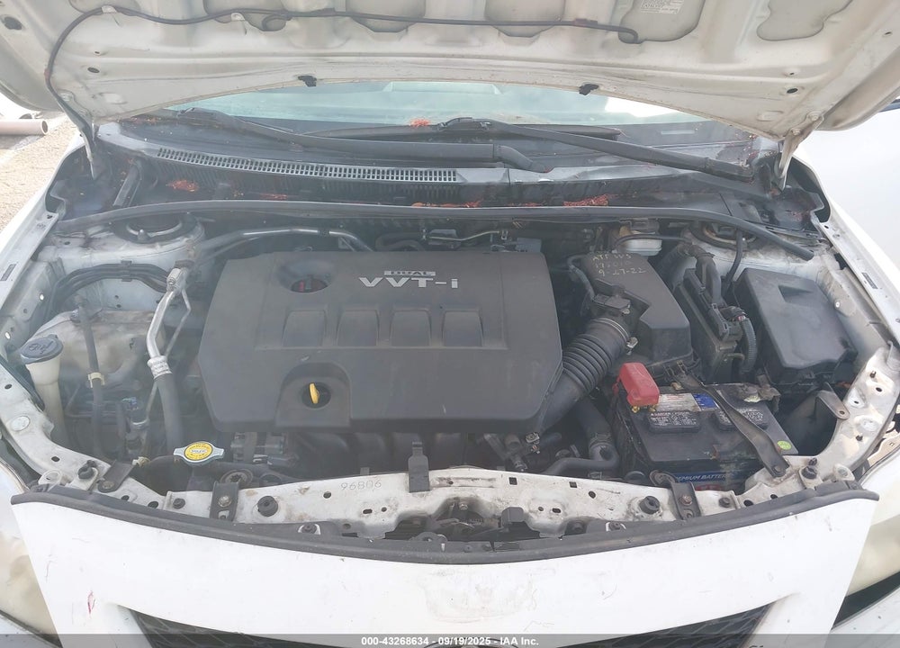2009 TOYOTA COROLLA LE VIN: 2T1BU40EX9C186875