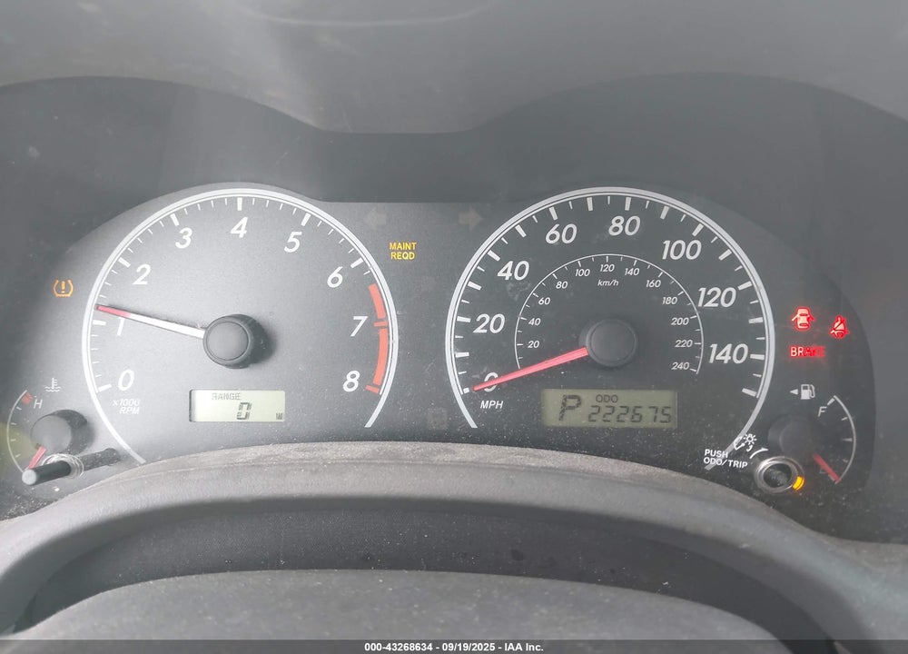 2009 TOYOTA COROLLA LE VIN: 2T1BU40EX9C186875