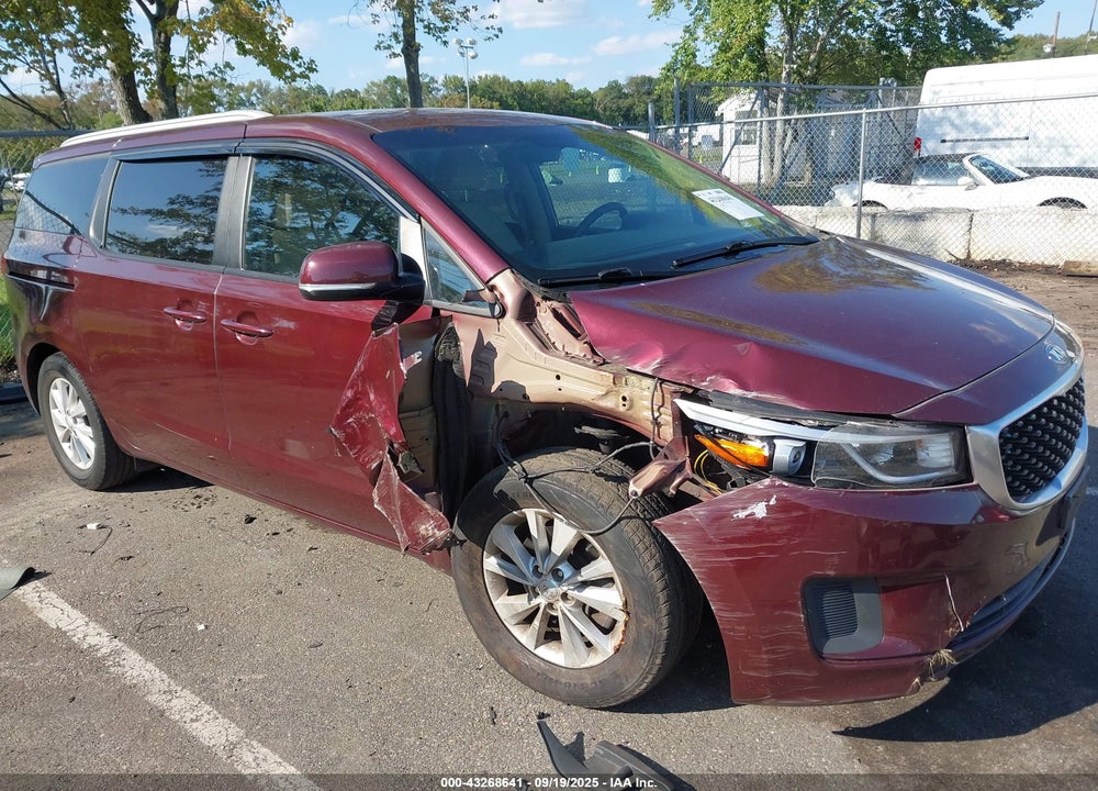 2016 KIA SEDONA LX VIN: KNDMB5C19G6110808